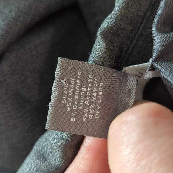 Ann Taylor Cashmere Wool Gray Suit Jacket 8P Audrey Trousers 6 Office Siren - Picture 14 of 16